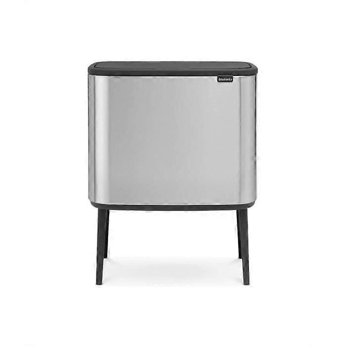 Cubo Bo Touch 36L acero inoxidable mate, Brabantia Gris