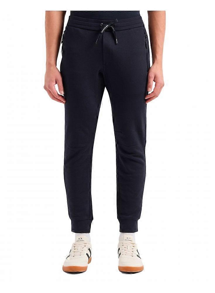 Men's Armani Exchange Zip Pocket Track Pants Navy