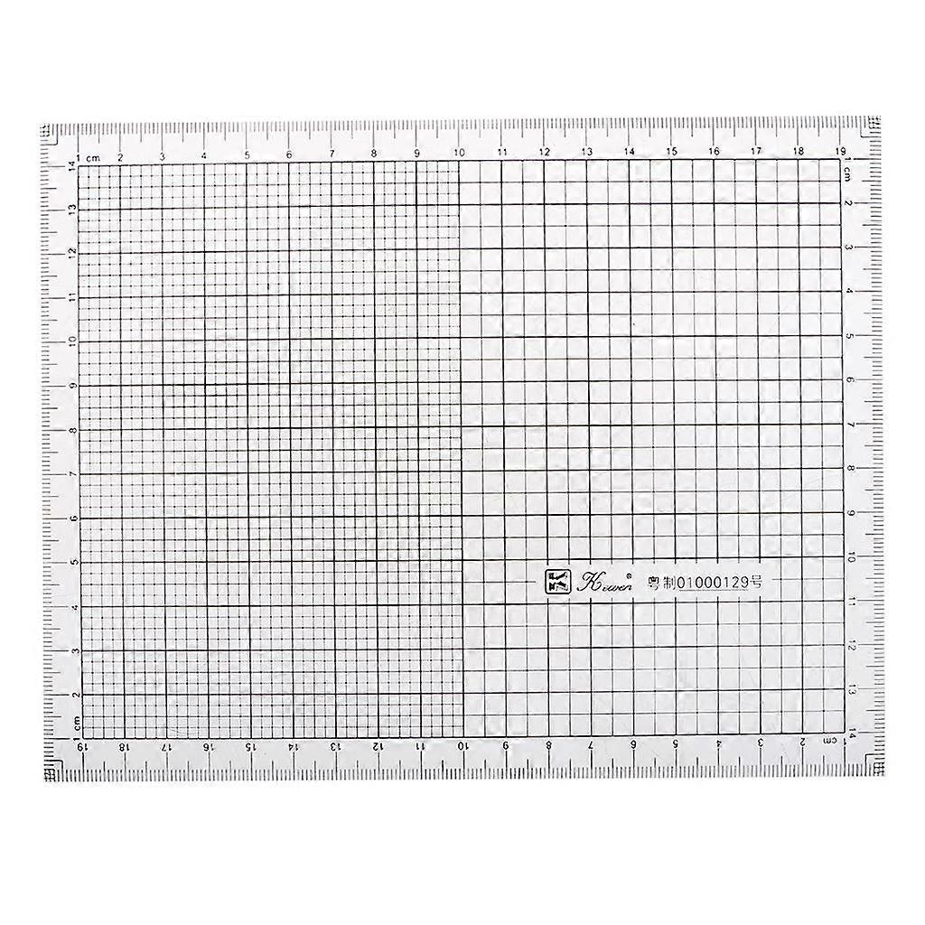 Acrylic Ruler Graph Scale Grid Ruler for Drawing Coordinate Mathematics Math