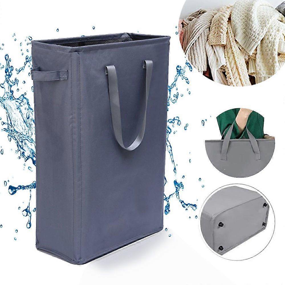 Laundry bag Laundry bag Slim Laundry basket Foldable narrow laundry bag with handle