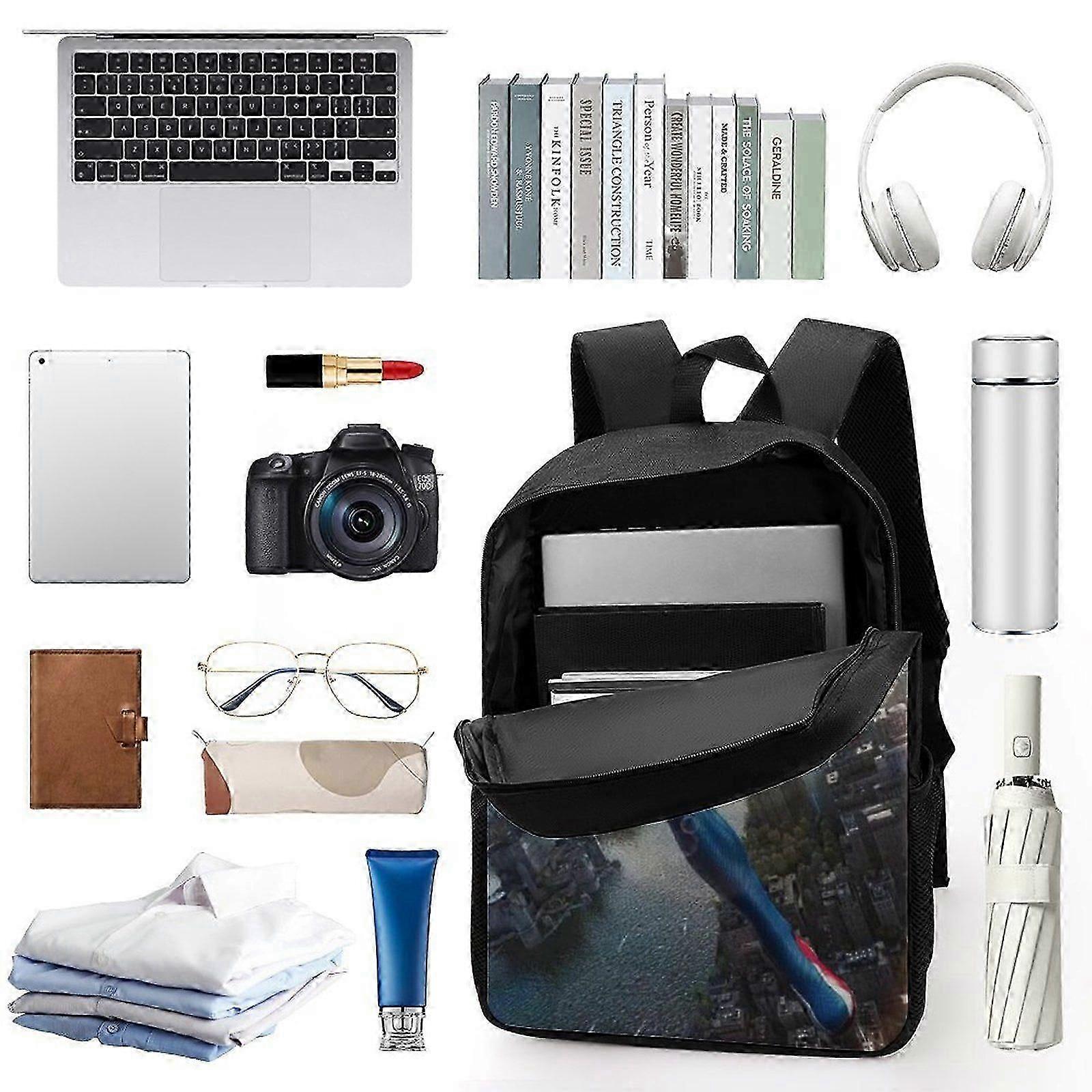 a719 Spider Man Backpack Set Backpack Set 17 Inch with Lunch Bag Pencil Bag School Bag Backpack hbB719