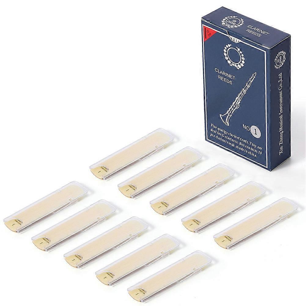 10Pcs Clarinet Clarinet Reed Reed Instrument Accessories Hardness-1.0