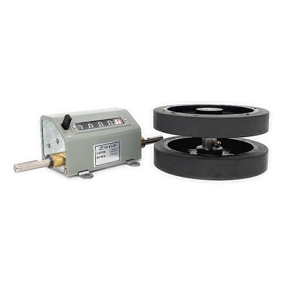 Length Counter with Rolling Meter Counter Roller Measuring Wheel 5 Digits Meter Counter 1 to 9999.9