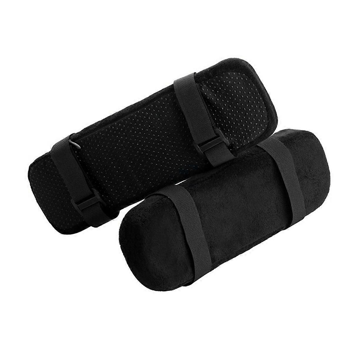 2Pcs Office Chair Parts Arm Pad Memory Foam Armrest Cover Cushion Pad