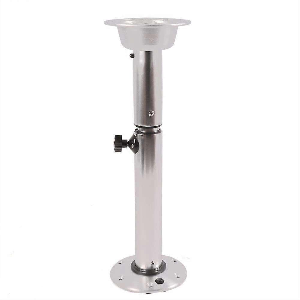 Silver Table Pedestal Stand Base for Marine RV Boat with 22'-28' Adjustable Height
