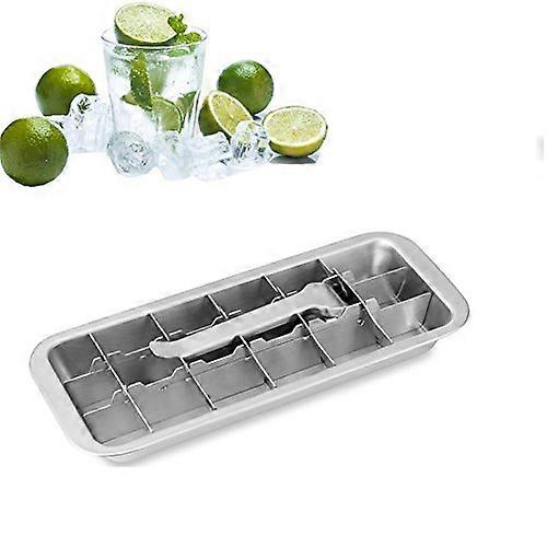 Stainless Steel Ice Cube Tray for Ice Making Ice Cracker