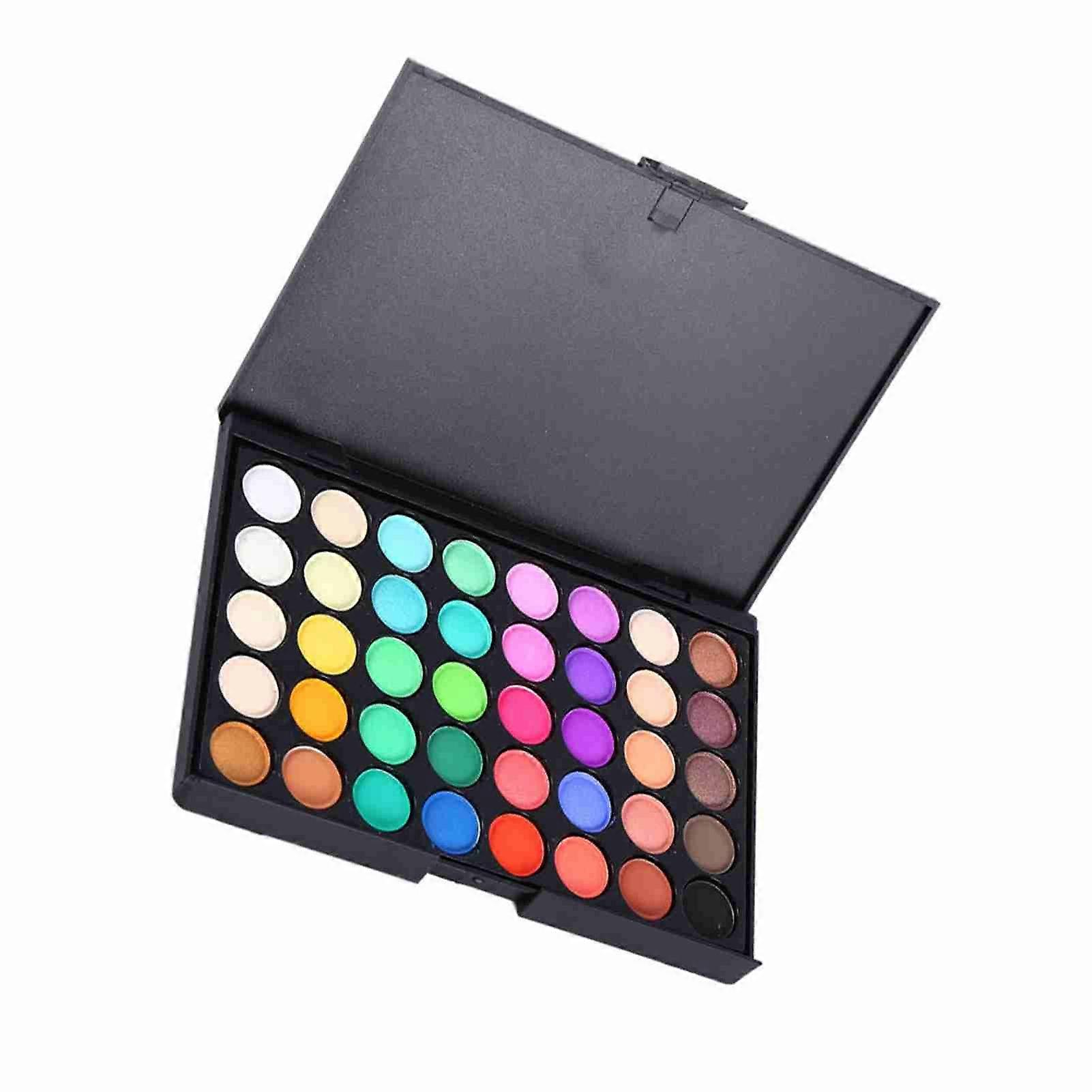 Matte Shimmer Eye Shadow Palette 40 Colors with Brush #2, 15x10cm