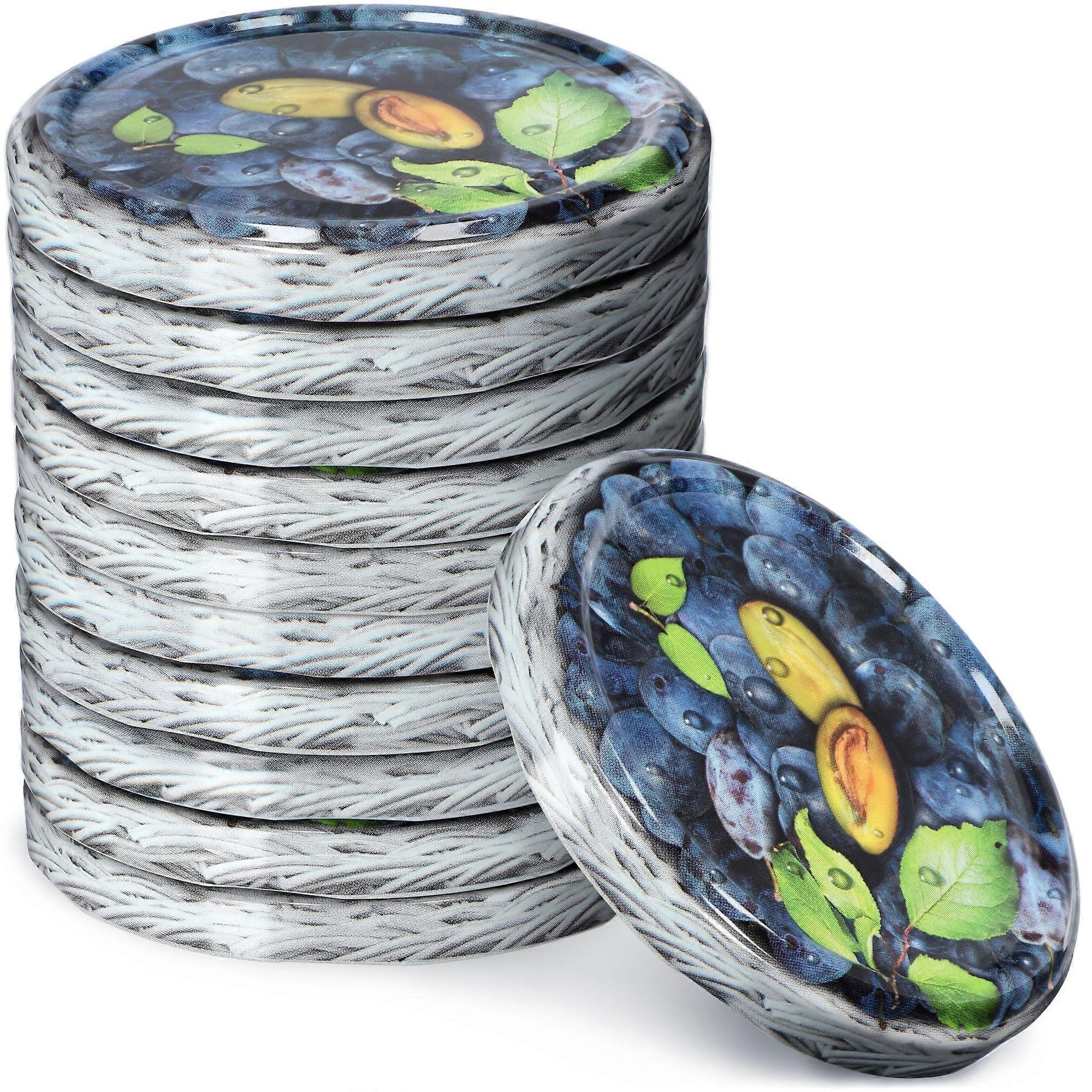 KADAX 10x Tapas de tarro fi 66 Tapas de tarros Tapas conservas