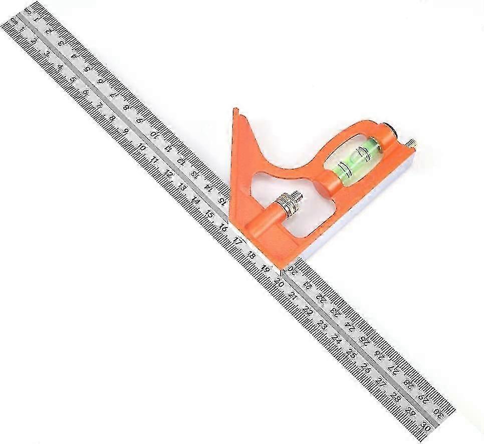 Combination Square 300mm Stainless Steel Combination Angle Ruler Square_m24