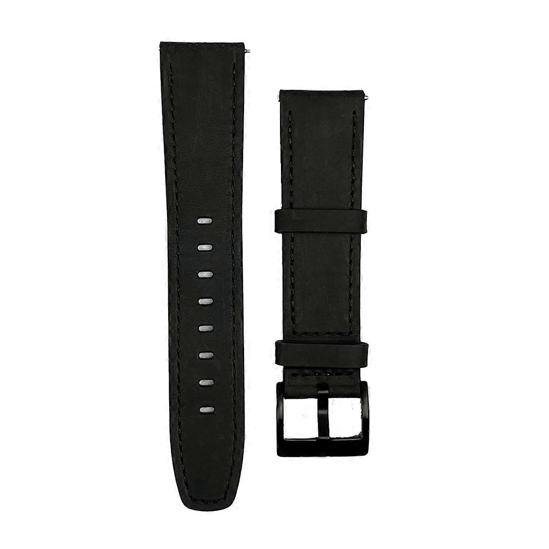 Universal Retro Texture Leather Watch Band 22mm