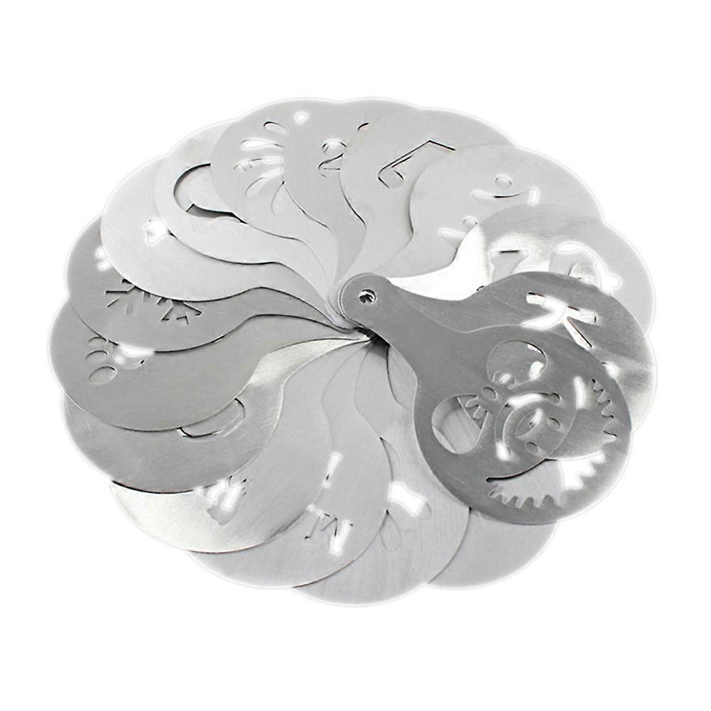 Coffee Drawing Stencils Template Plastic Latte Art Stencils  Template