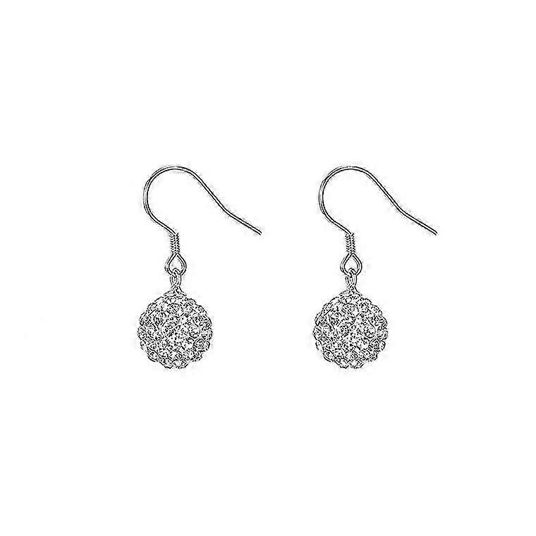 Earrings Silver Sparkling pendants