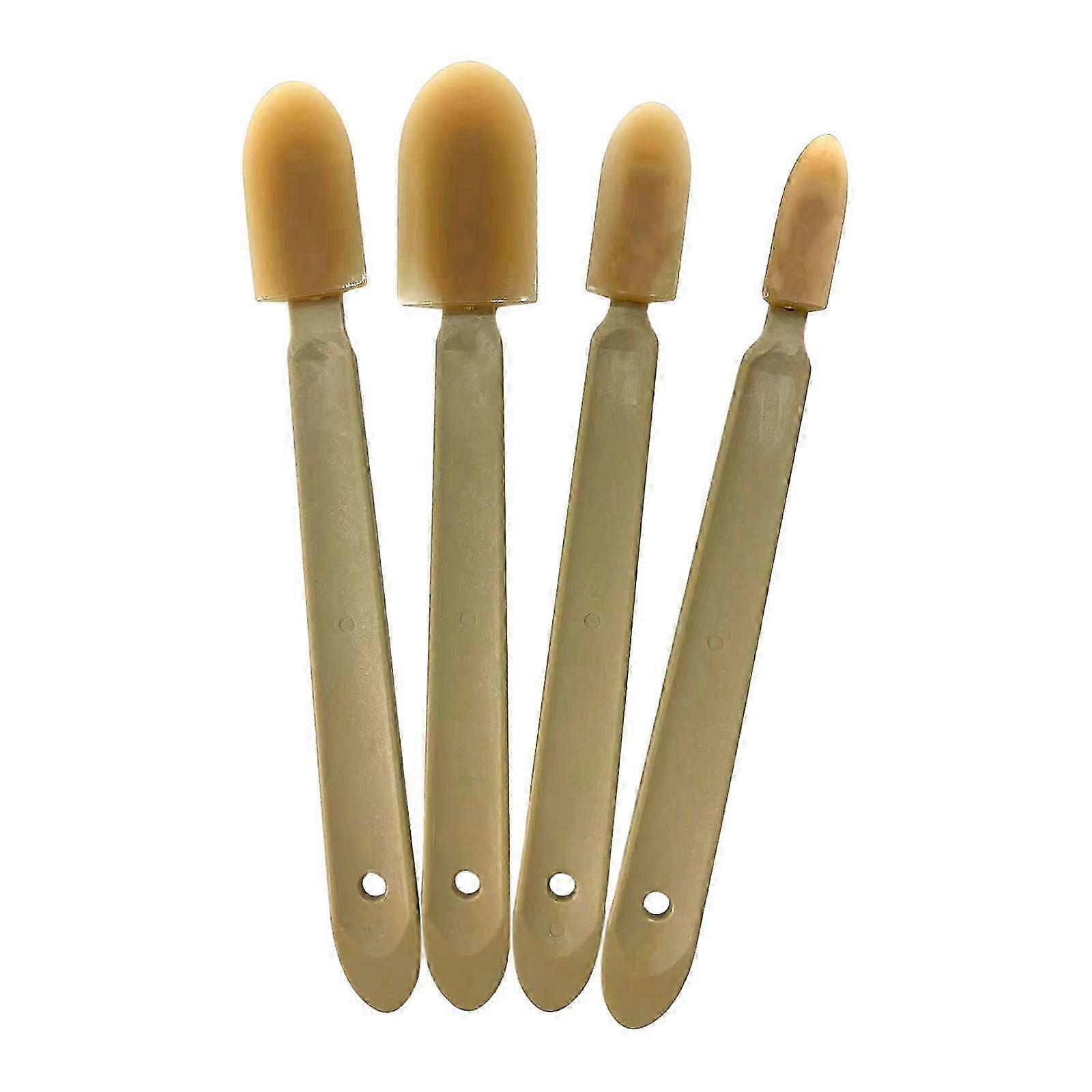 4-Pack Caulk Grout Adhesive Scraper with Angled Blade Tool for Window Floor Tile Multi-Surface Cleaning