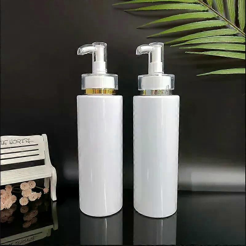 Empty Plastic Pump Lotion Shampoo Bottle High-end Cosmetics Bottles Acrylic Pump Head Refillable