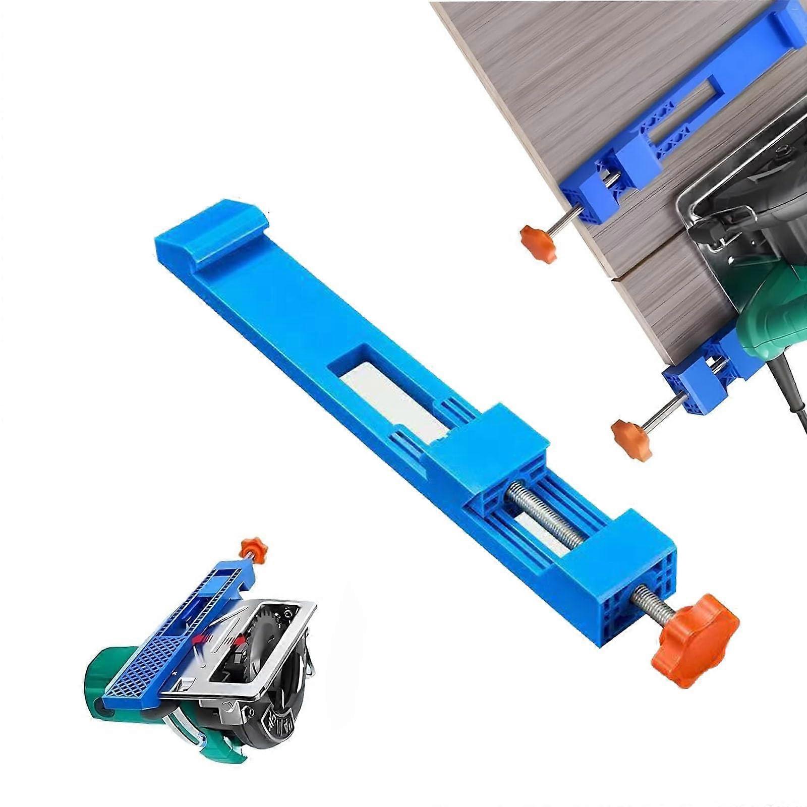 Adjustable Cutting Base Guide for Circular Saw, Precision Guide with Clamp, Fits 4 - 6 Inch Bases
