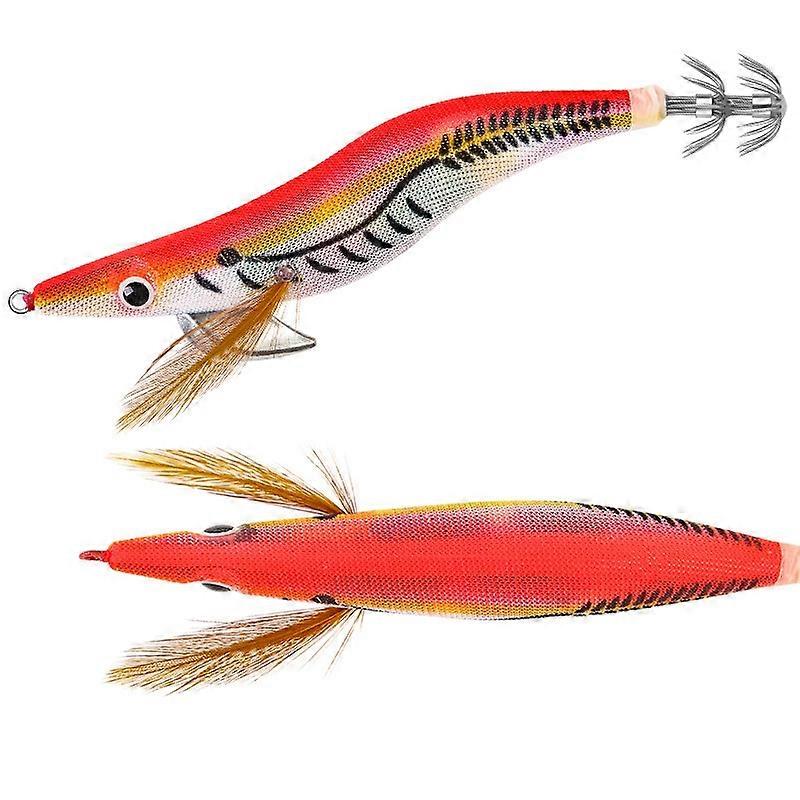 SQUID KING MX06 11.5cm 14.5g Luminous Shrimp Squid Lure Realistic Slow Sinking Sea Fishing Bait with