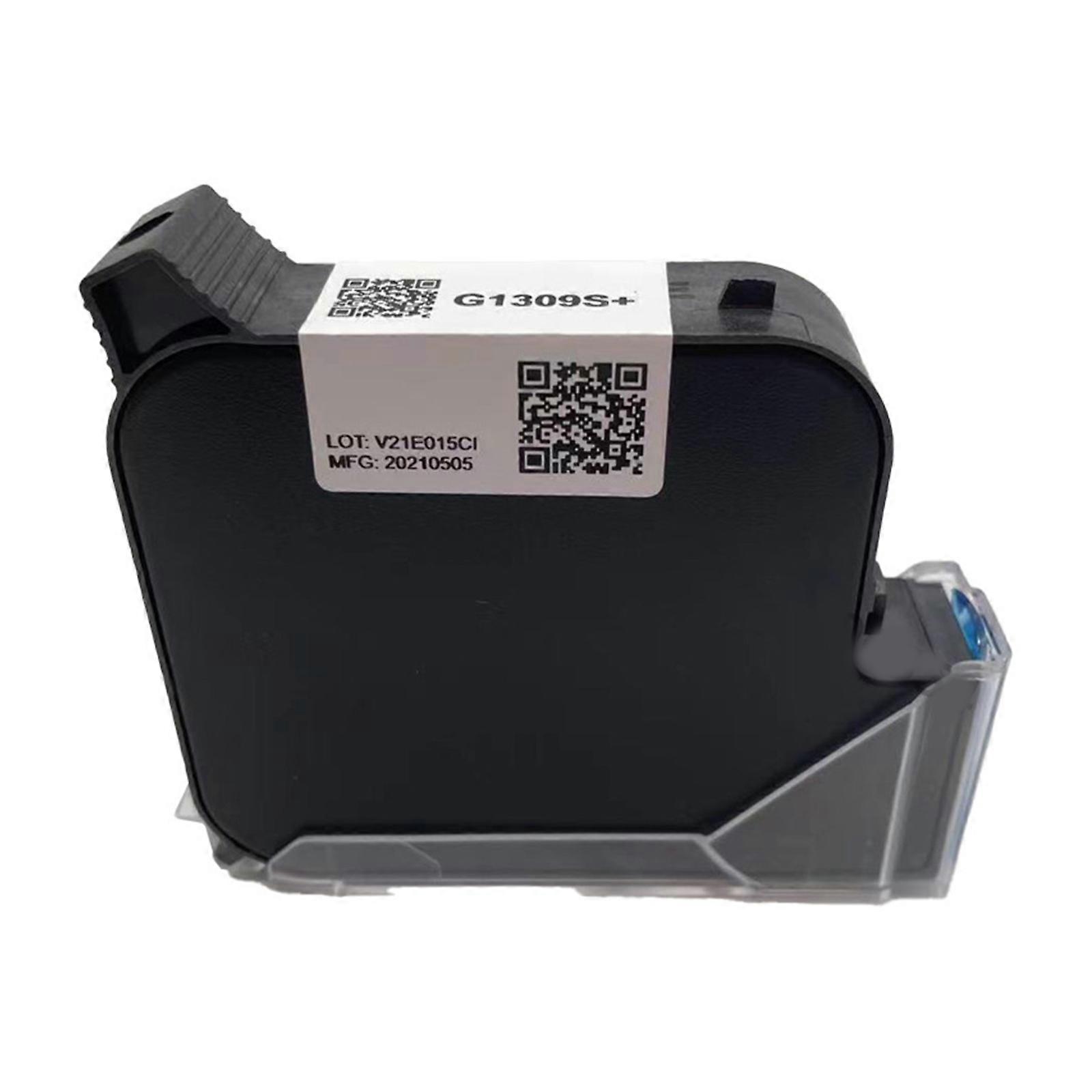 Black Printers Ink Refill Hand Printers Cartridge Quick Drying and Longlasting Works with G1309S+Printers Models 25.4mm
