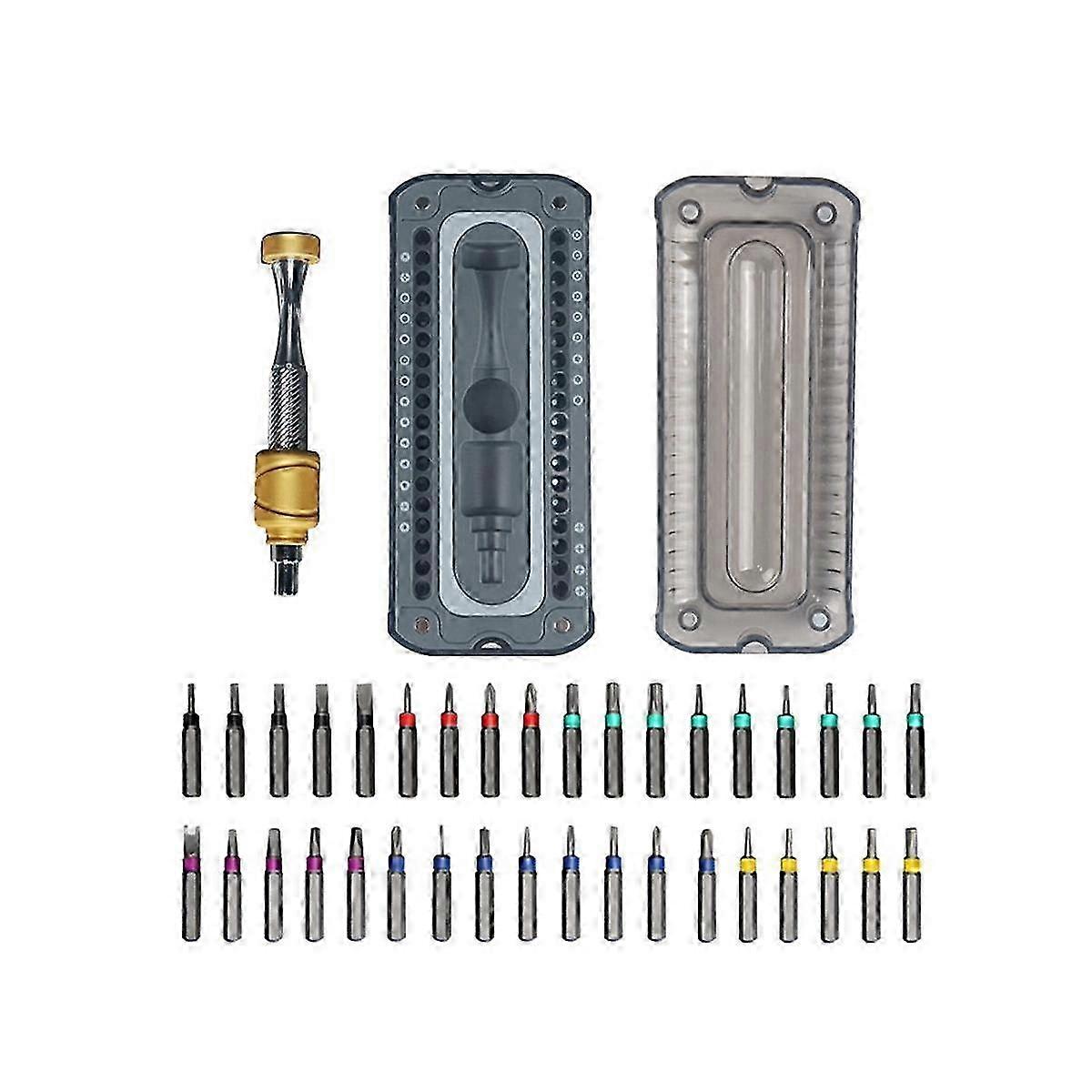 37-in-1 Screwdriver Combination Set Mobile Phone Maintenance Tool Multi-function Tool Set With Colo