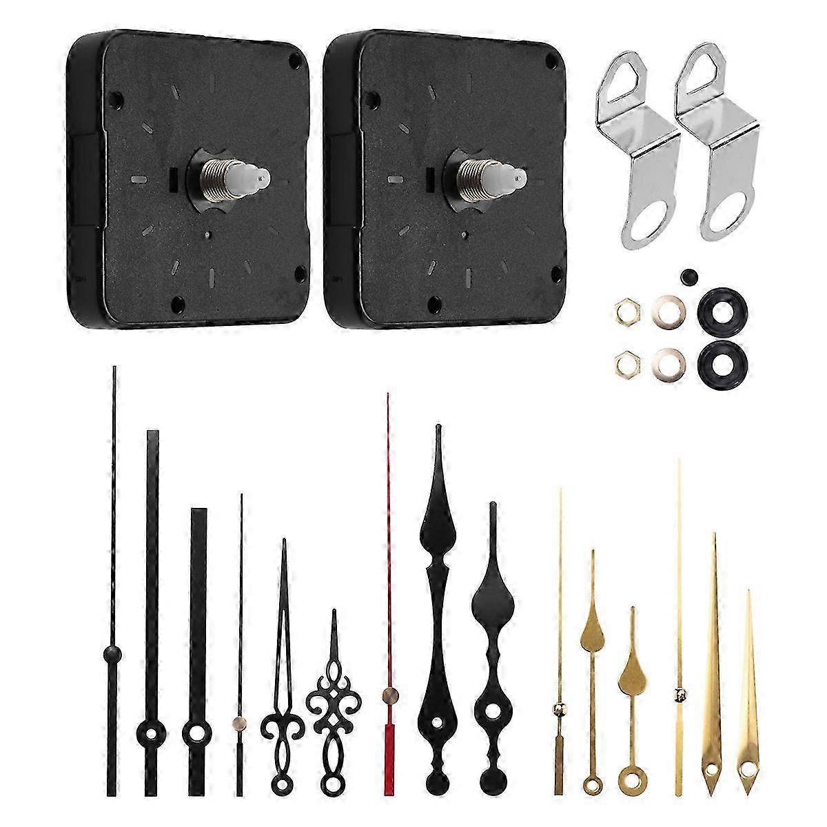 Clock Mechanism Kit Battery Powered,Quartz Clock Movement Replacement,Wall Clock Parts Motor Replace