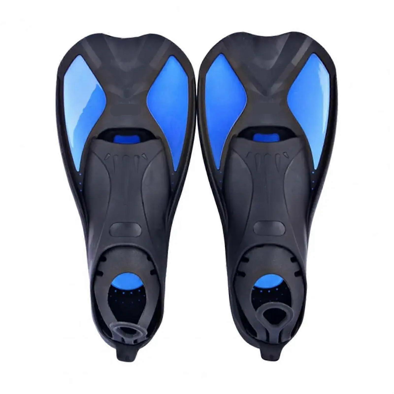 Swimming F, Men's F for Adults, Snorkel F, Short Diving F (Black Blue)