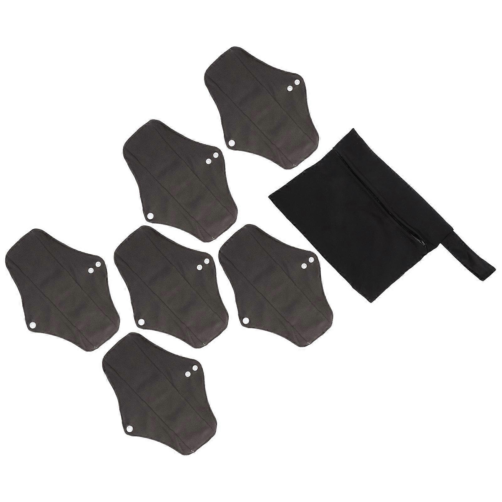 Absorbent Reusable Menstrual Pads, Washable and Preventing Leakage Effectively