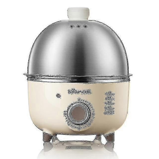 Automatic Electric Egg Boiler with Timer, 350W Steamer Cooker for Breakfast & Multi-Use Fast Cooking