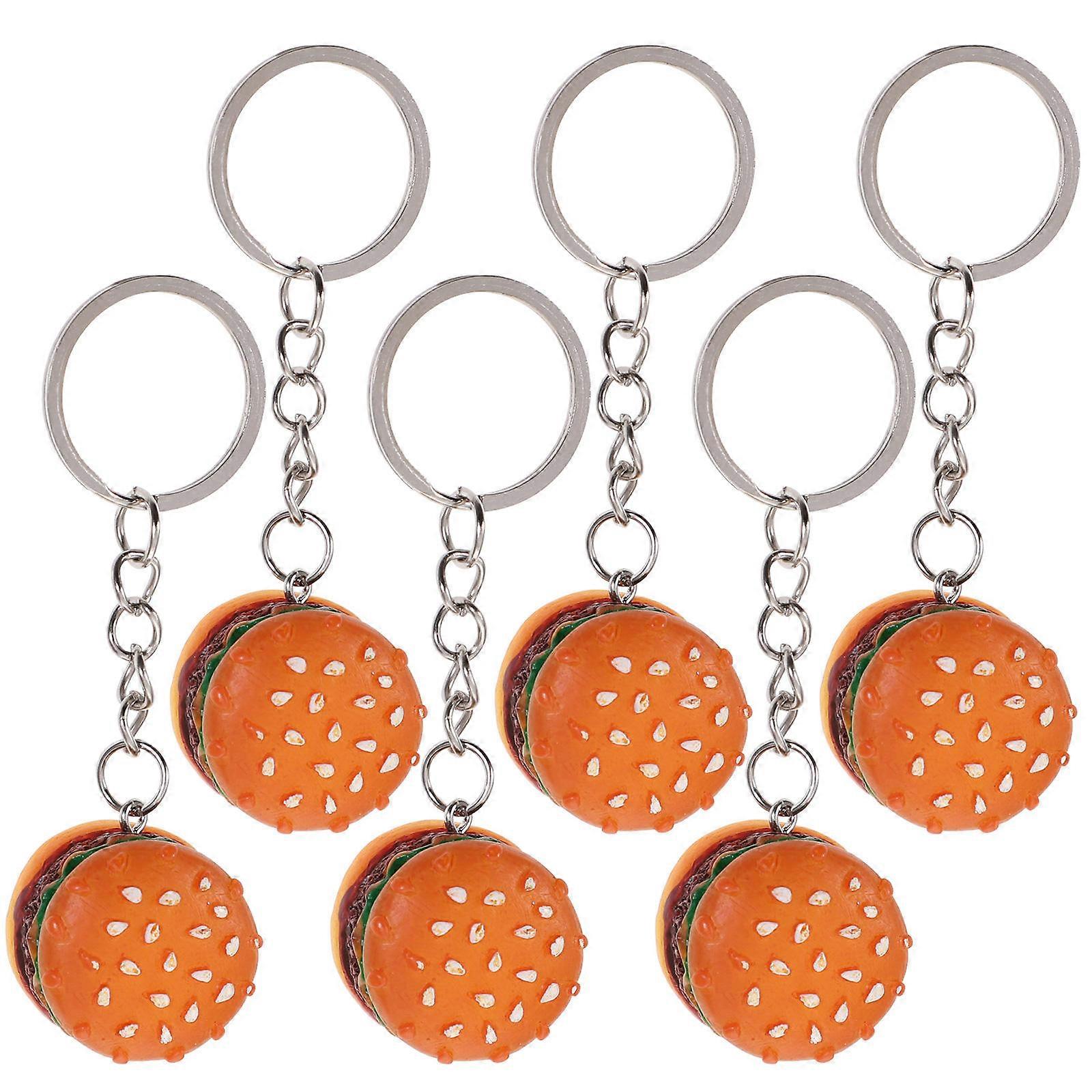 Resin Food Keychains, Perfect present Idea with Practical Functionality, Strong Design