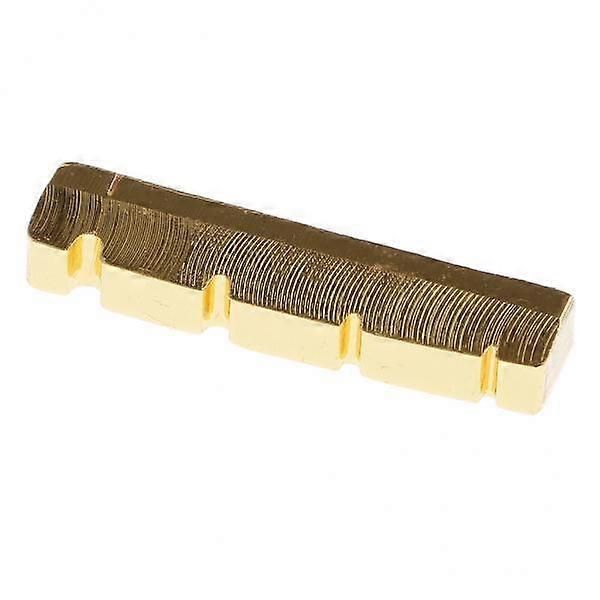 2x 1x Golden 38/42mm Gitarr Stall Slitsad Mutter Mässing för 4-strängad elbas.