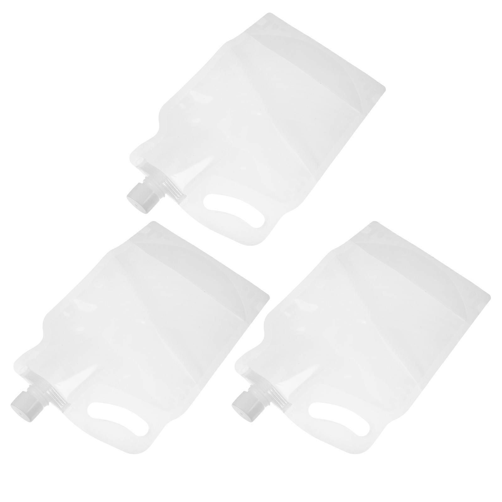 3pcs Collapsible Water Jug, Durable PE Material, Foldable Design for Camping, Hiking, and Picnics, Reliable Emergency Water Storage