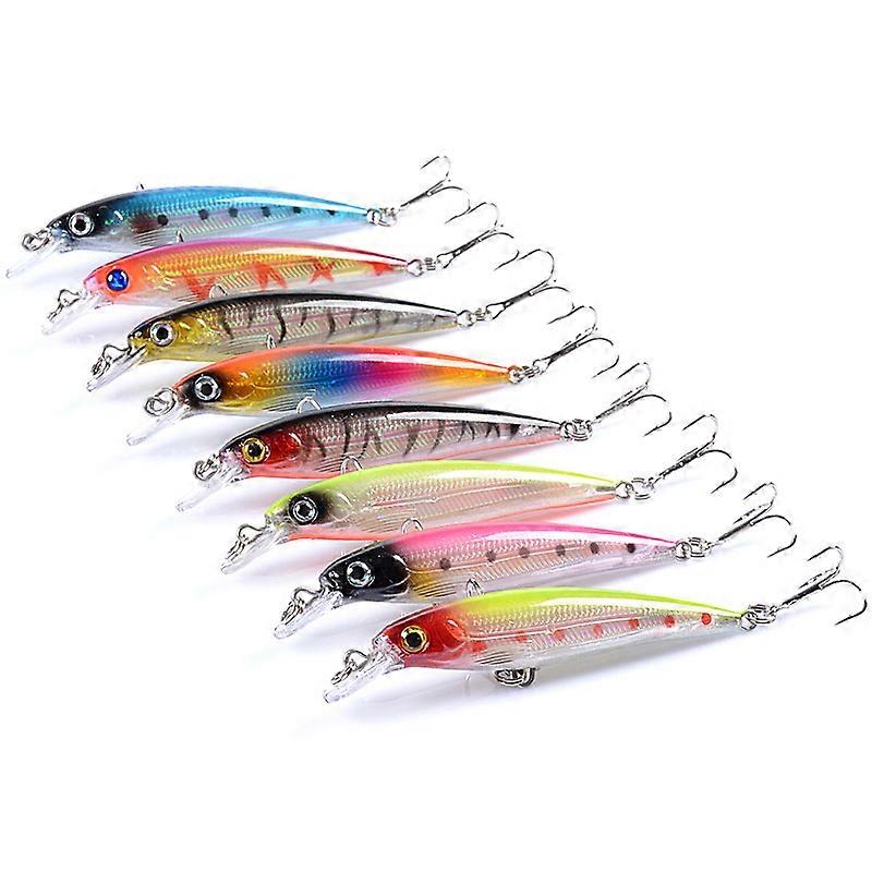 Classic Laser Bait Bionic Bait(8pcs, multicolor)