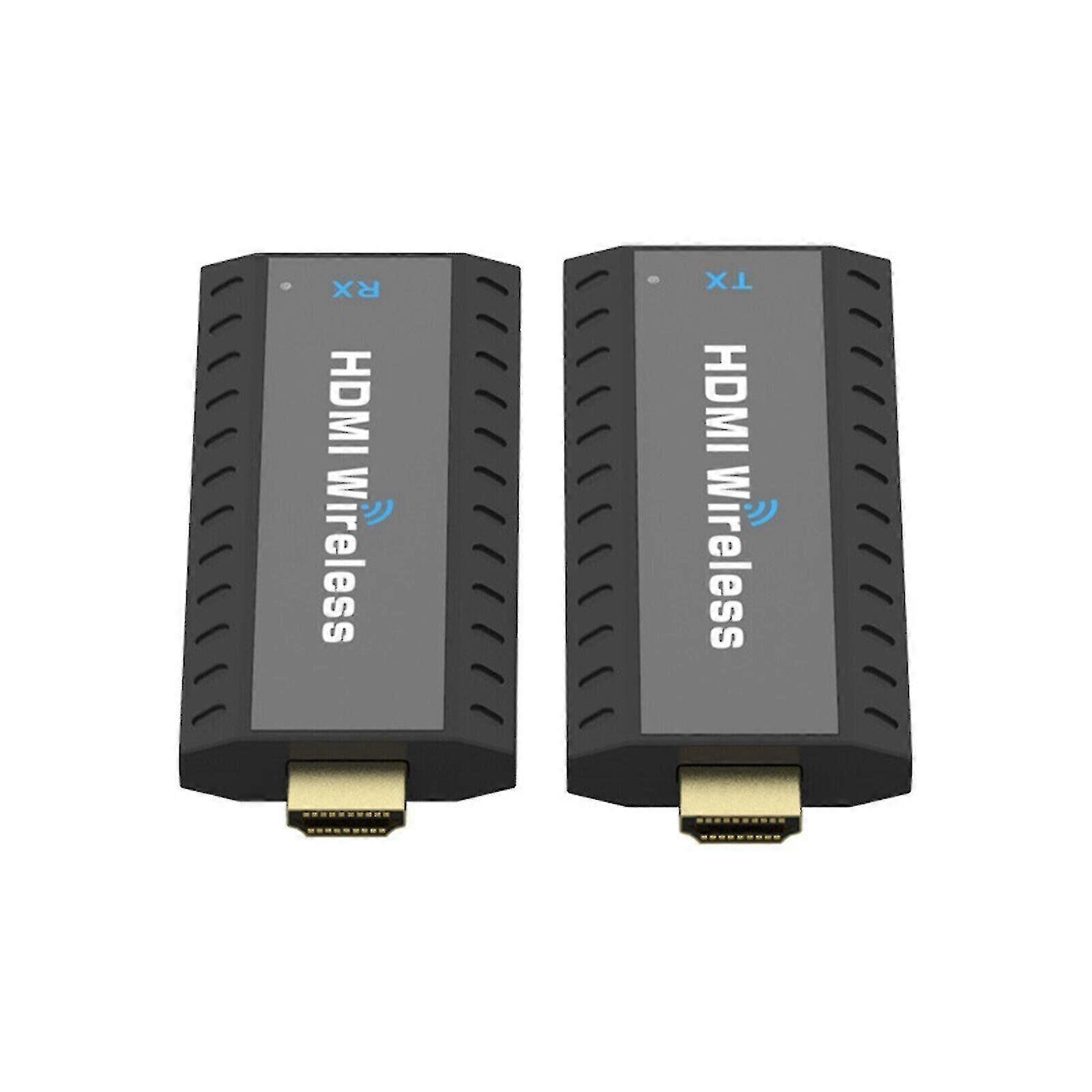 Wireless HDMI Transmitter for Dual TV Output, Screen Mirroring & PC to TV Streaming