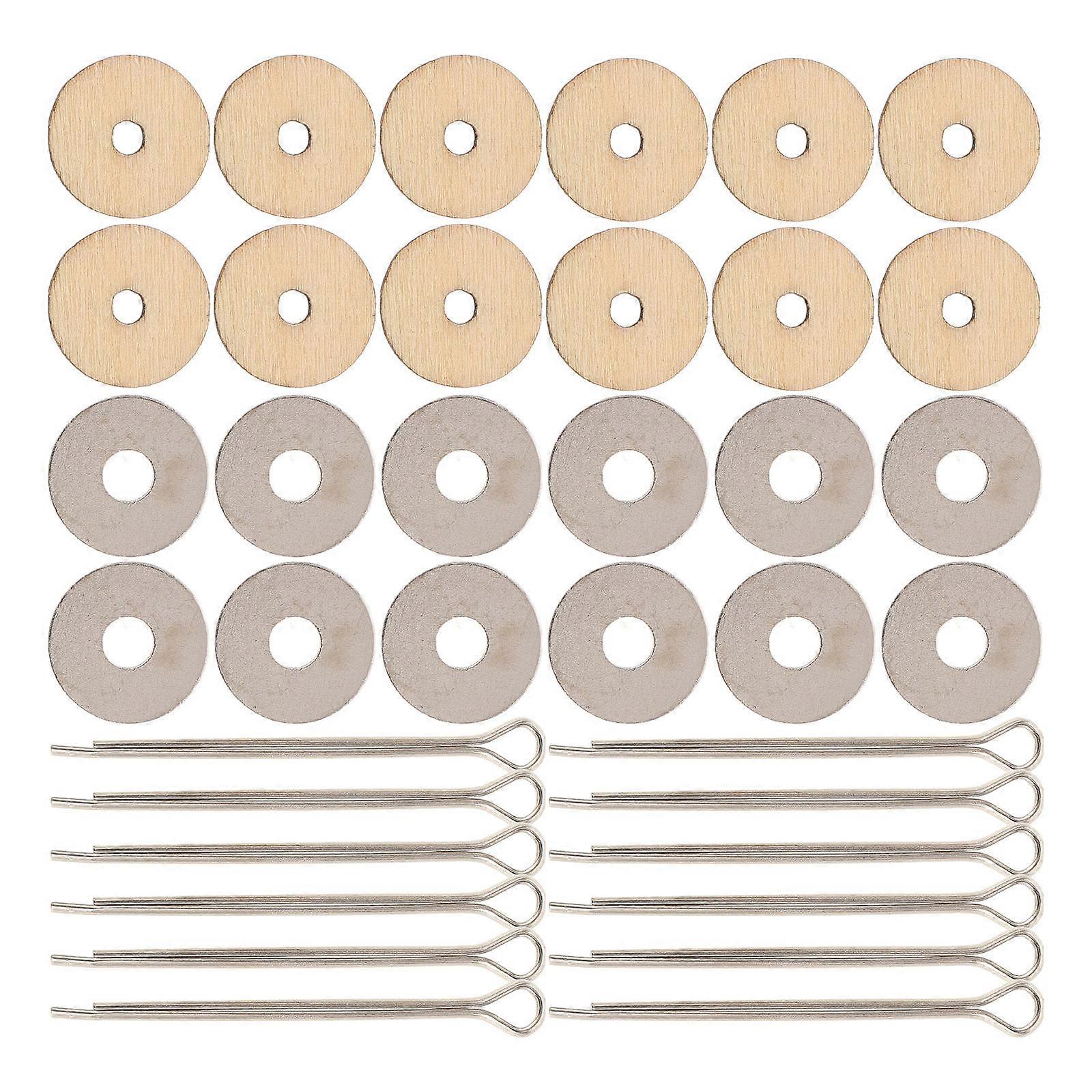 Wooden Doll Joints Accessories 20 Sets Rotatable Flexible Bolts for DIY Bear Making, Enhancing Movable Limbs in Lifelike Dolls & Crafts