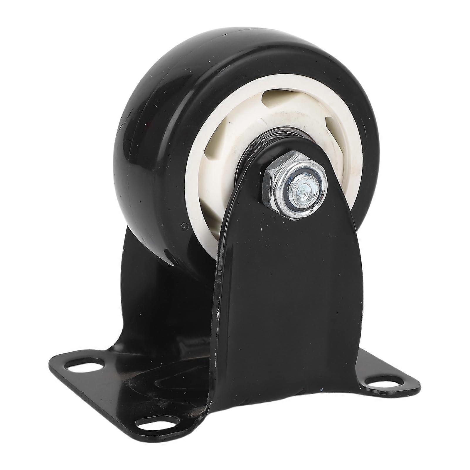 4 Inch Caster Set of 4, Industrial Rotating Locking Races with Dust Roof Rings, Quiet and Worn, Easy to Push, High Load Capacity for