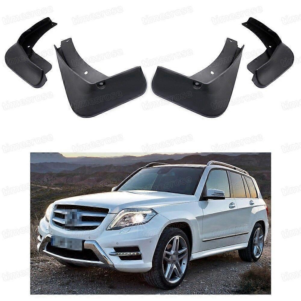 Compatible 4Pcs Mud Flaps Splash Guard Fender Mudguard for M.Benz GLK-Class 200/220/250/35<wbr/>0