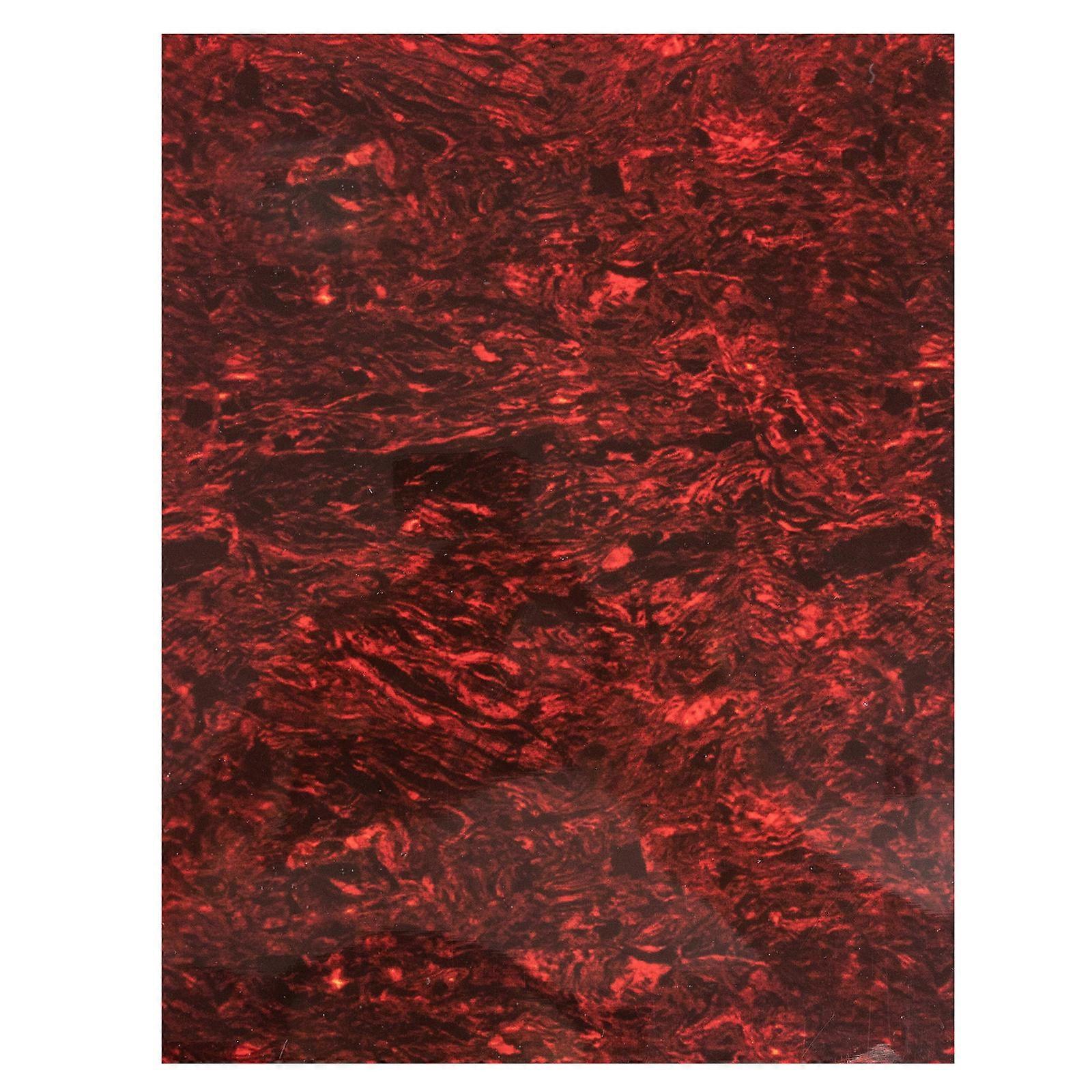 Durable PVC Guitar Scratch Plate for Acoustic Electric Guitars Creative Design Easy Installation Tortoise Shell Style