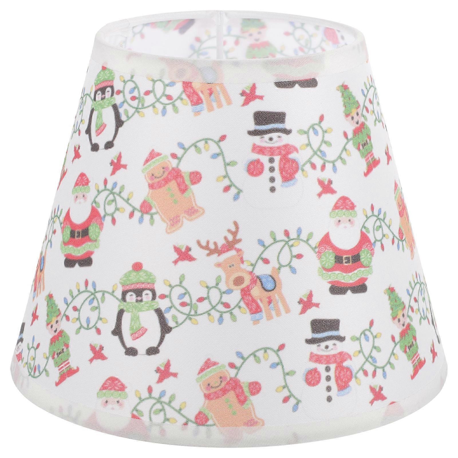 Decorative Lampshade Table Lamp Light Cover Conical Metal Fabric 1Set