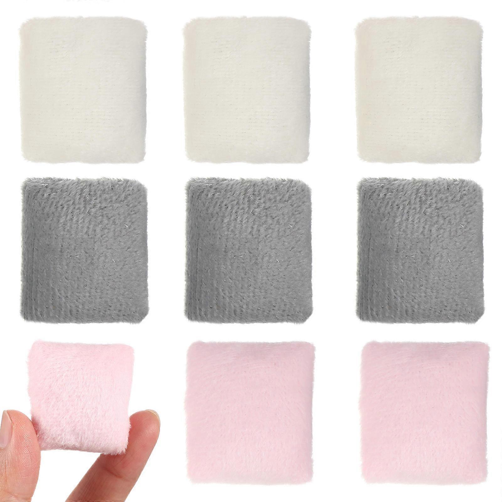 9pcs Adorable Mini Plush Pillows for Dollhouse Decor, DIY Accessories & Photo Props – Soft Decorative Throw Pillows for Miniature Settings