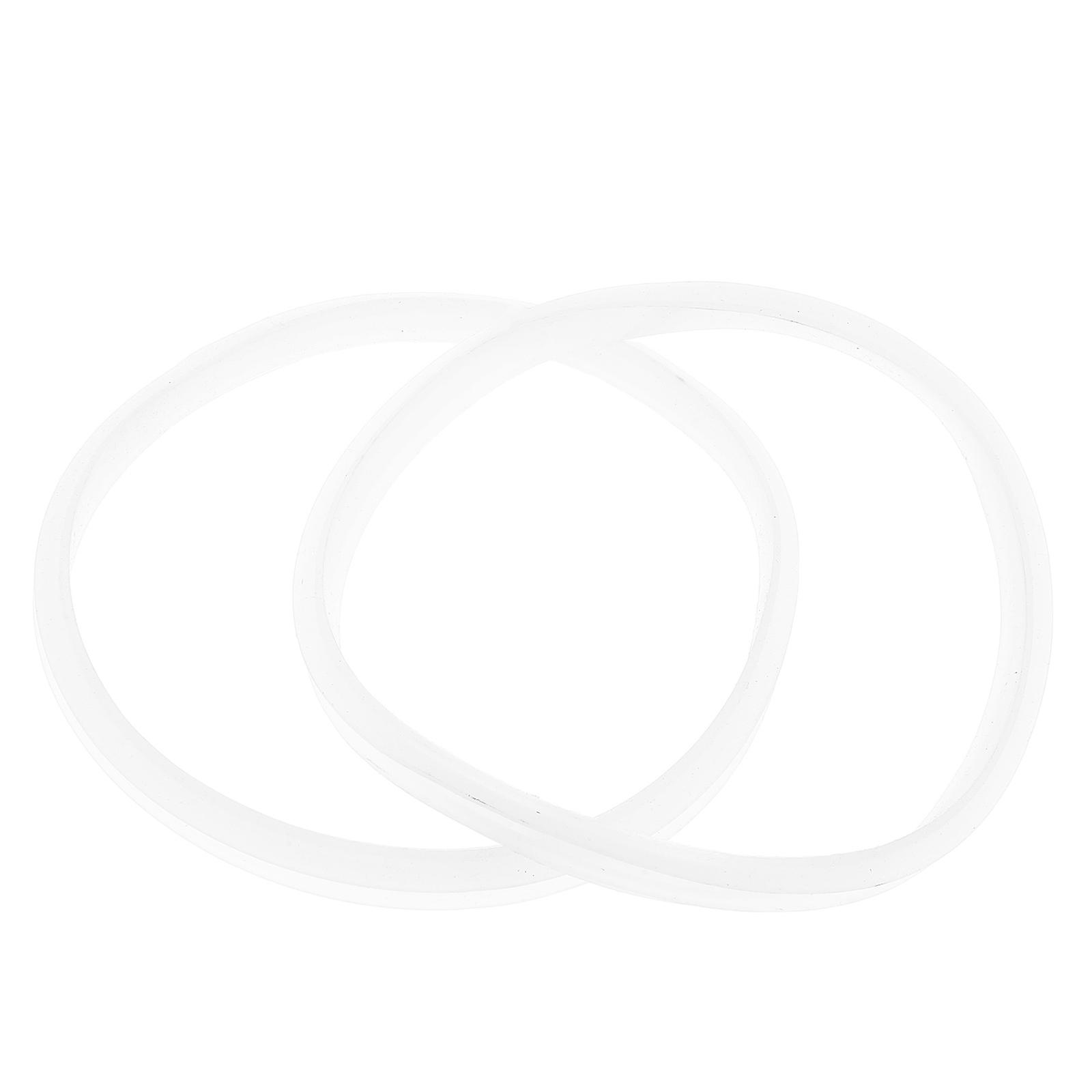 Seal Ring High-Speed Blender Accessories Kitchen Users Square Shape Silicone Material Noise Reduction 2Pcs