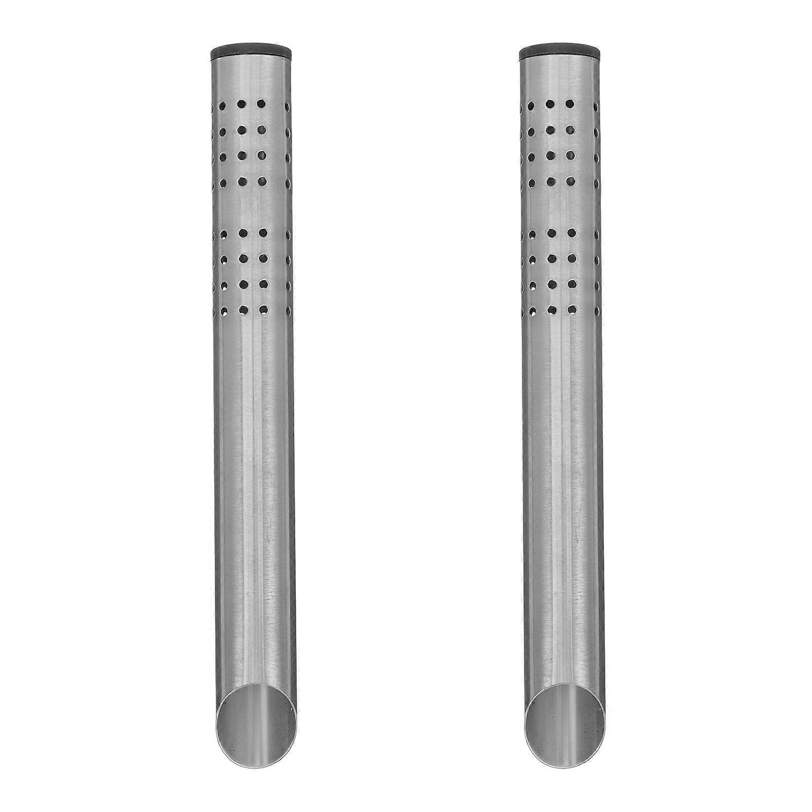 Fine Tea Strainer Tea Brewing Utensils Silver Kitchen Tea Filters 2Pcs