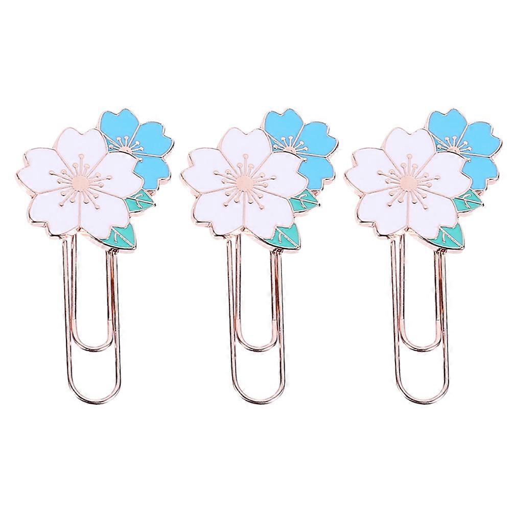 Book Clip Bookmark Office Workers 6.4X3.2X0.2CM 3Pcs