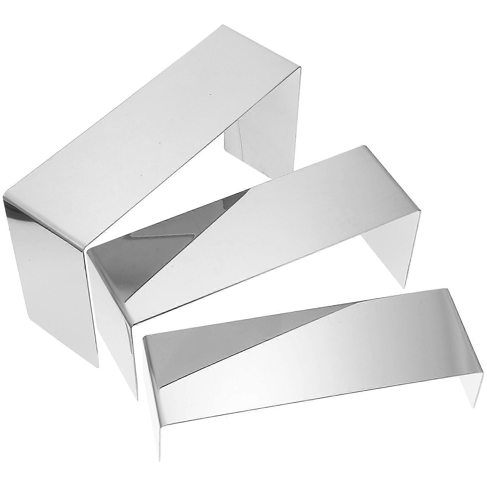 Shoe Cabinet Storage For Entryway Display Shelf Rectangular Shape Simple Style 25X10X8CM 3Pcs
