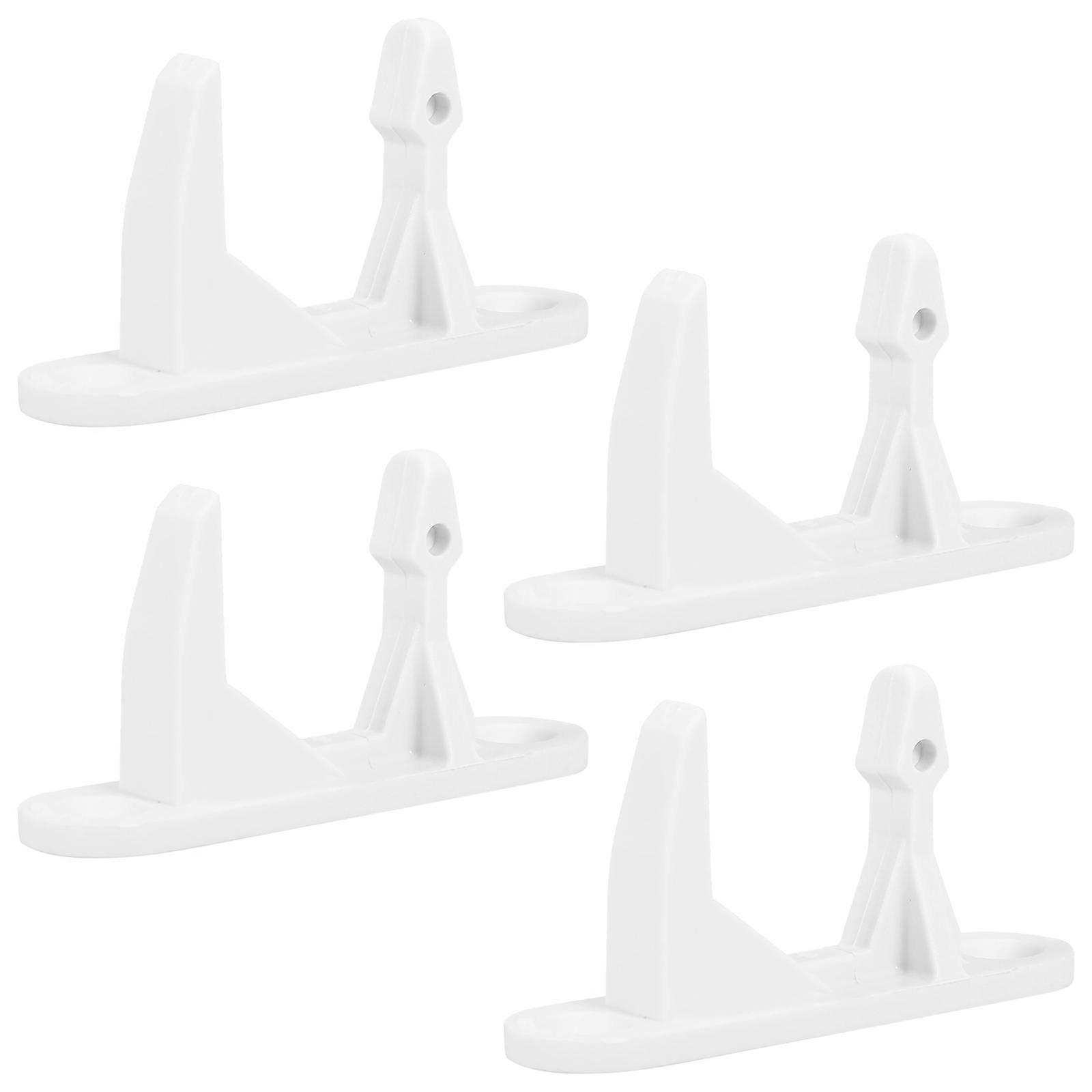 Front Load Washer Door Latch Replacement Plastic Rectangular Striker For Home Use 4Pcs