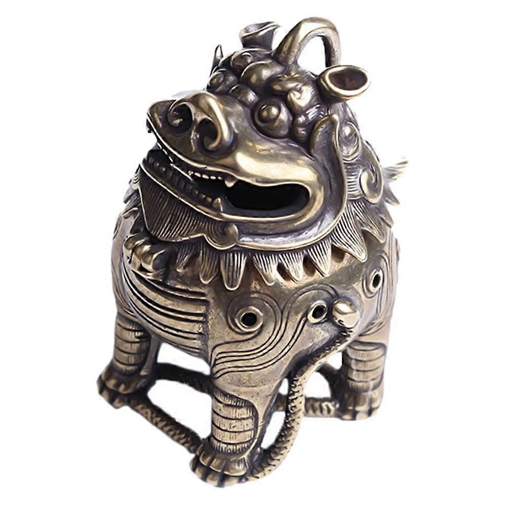 Copper Incense Holder Craft for Home with Design and Attractive Shape 1pc Brown