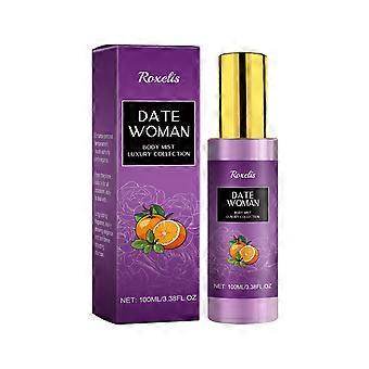 2pcs Roxelis Perfume Corporal Spray Fragrância Duradoura Fumaça Chuva Jardim Madeira Rosa Luz Portátil Nicho Fragrância Fragrância