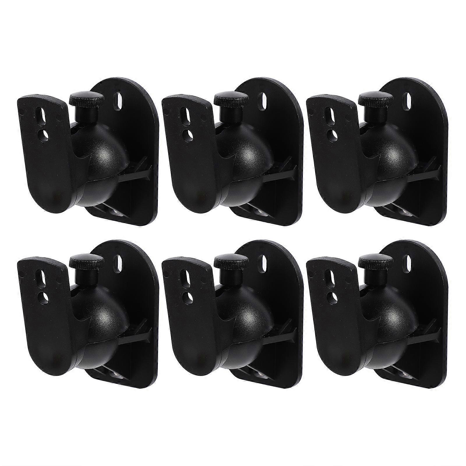 6 Sets Speaker Wall Mount Brackets for Surround Sound Speakers