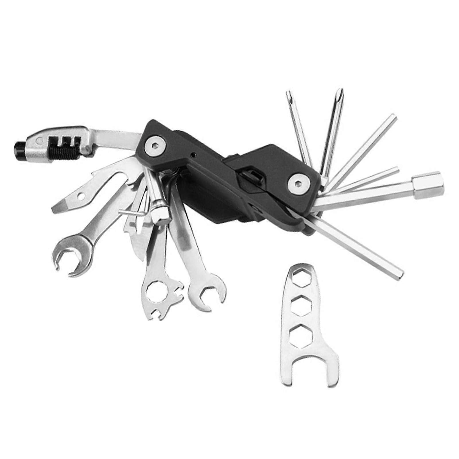 Foldable Hex Key With Screwdriver, Multifunction Bike Repair Tool For Mountain Bikes, Compact Cycling Maintenance Tool