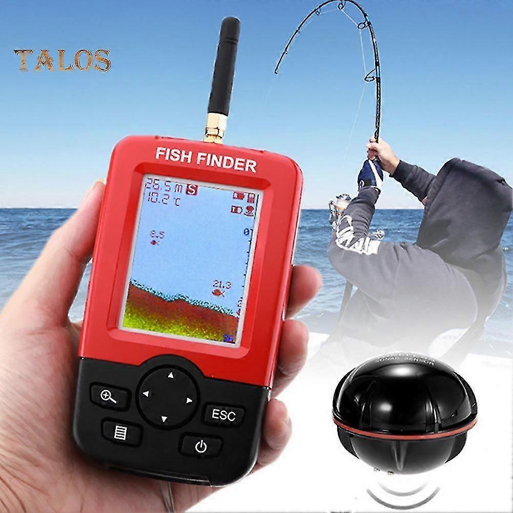 Lake Sea Fishing Smart Portable Fish Finder Depth Alarm Wireless Sonar Sensor