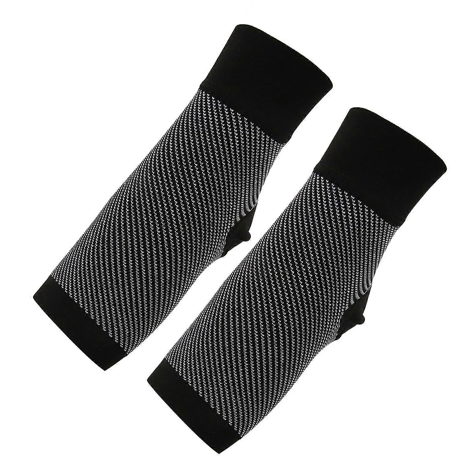 2025 Latest Model 2Pcs Ankle Compression Sleeve Open Toe Ankle Compression Soc...