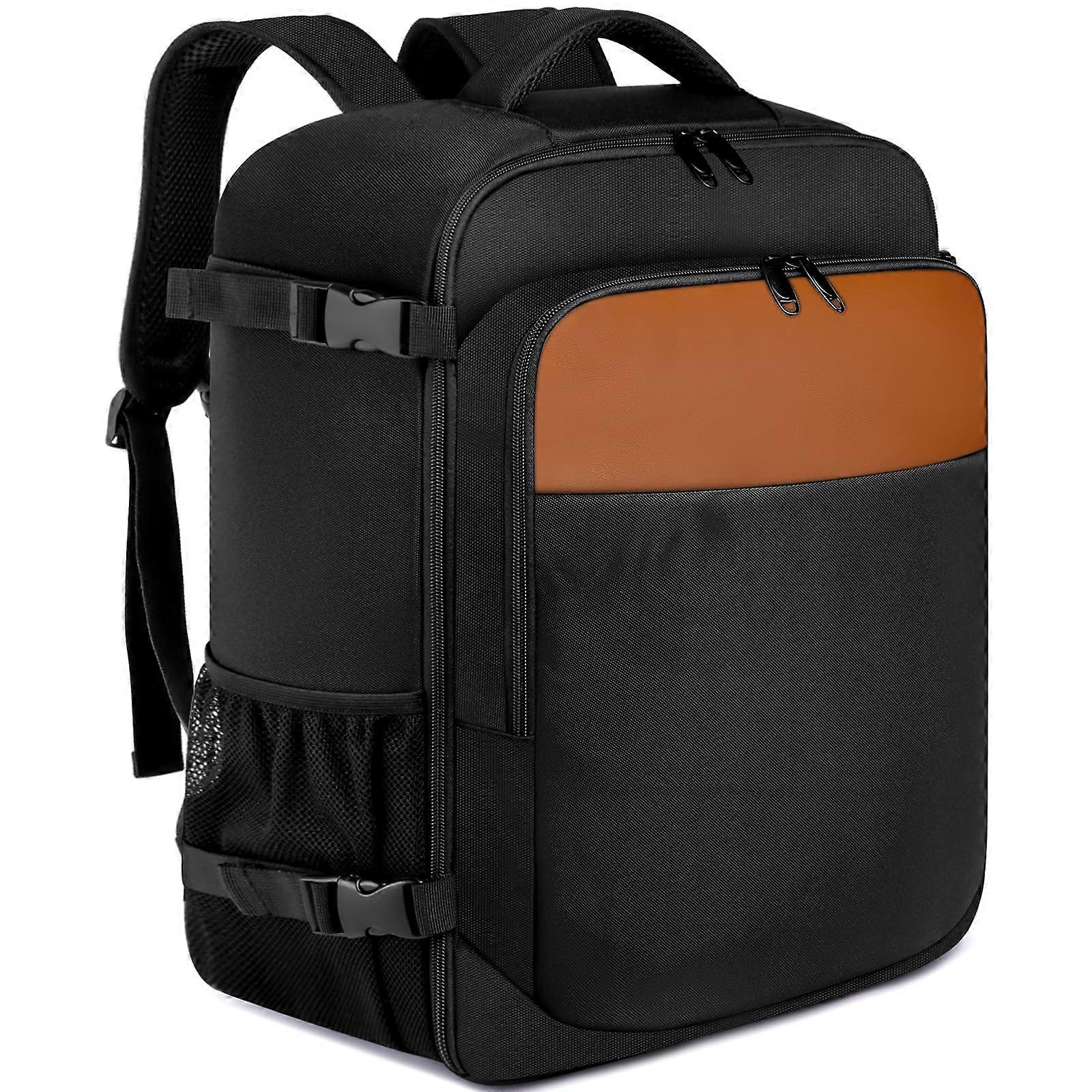 Airplane Cabin Travel Backpack 45x36x20, 15.6 Inch Laptop Travel Bags Work  Bag, Brown (AAA) | Fruugo UK
