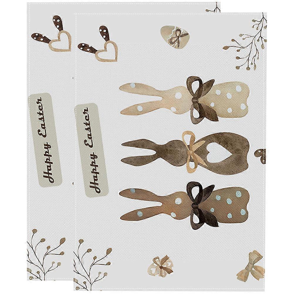 Placemats Easter Placemats Multi 45x30cm Table Protection For Home Users 2Set
